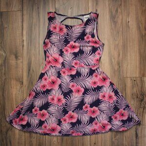 PINK Victoria's Secret Pink & Purple Floral Dress S/P